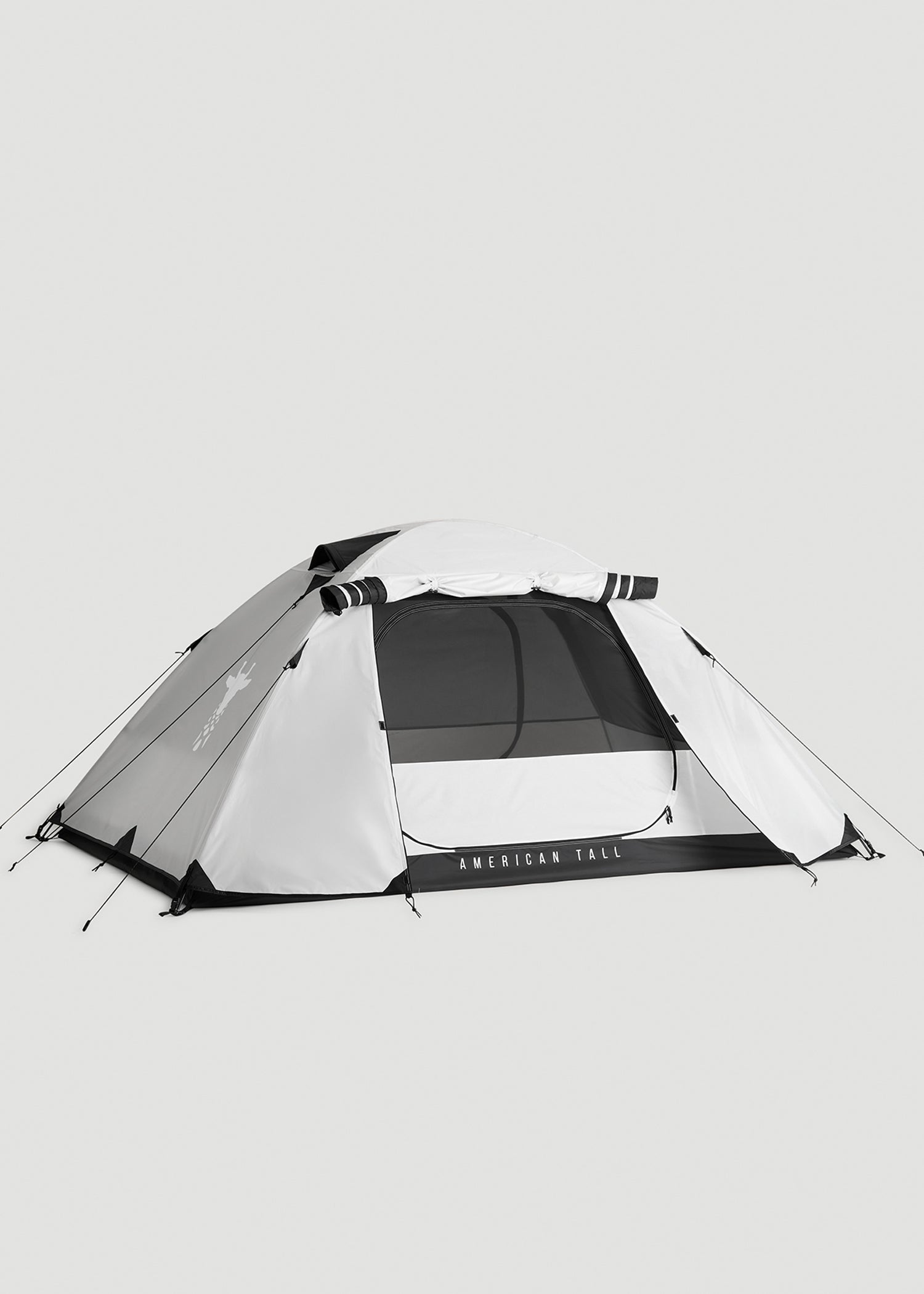 black & white tent Extra-Long 2-Person Tent for Tall People