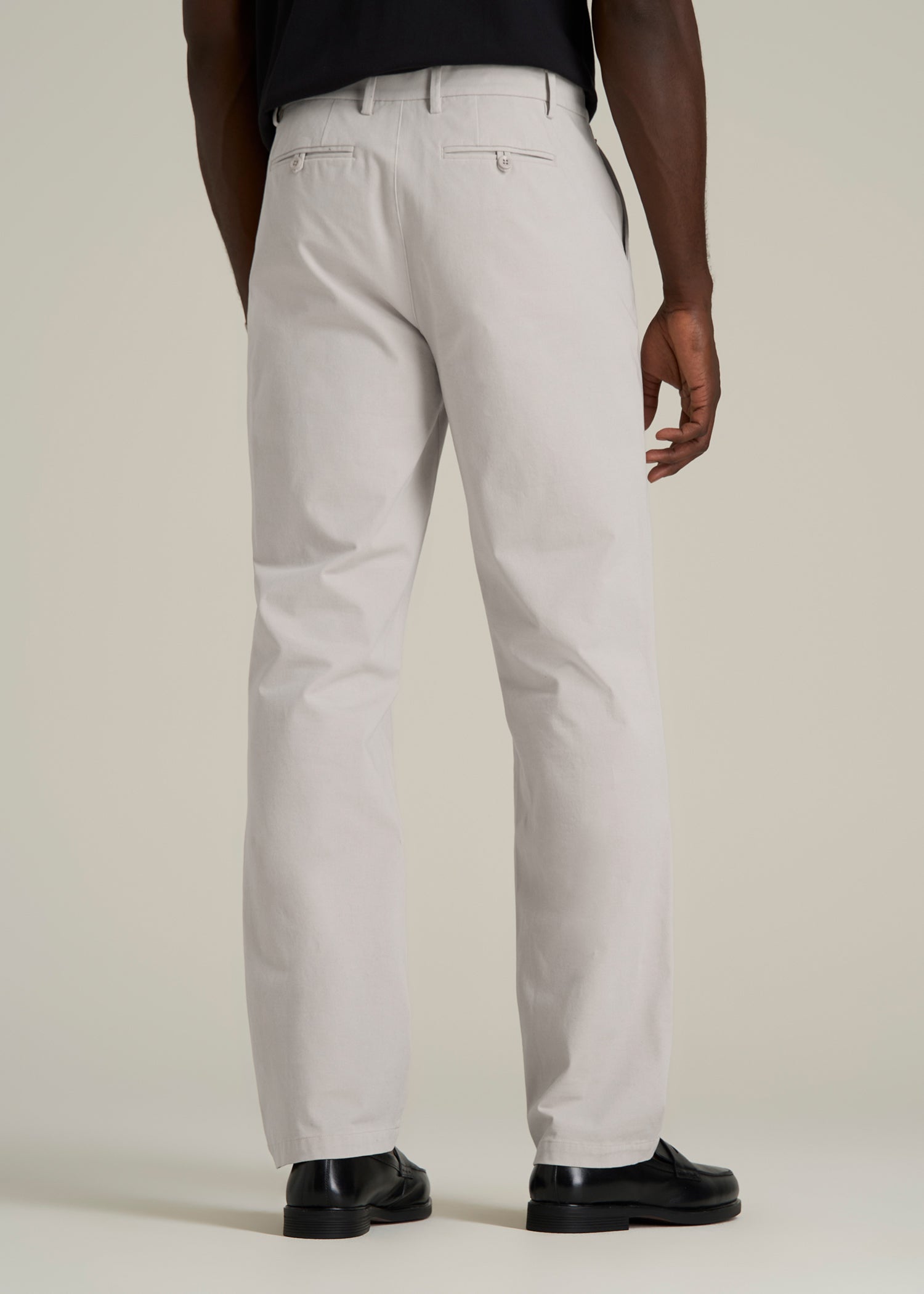 4 Way Stretch Commuter RELAXED Chino Pants for Tall Men in Drywall Tan