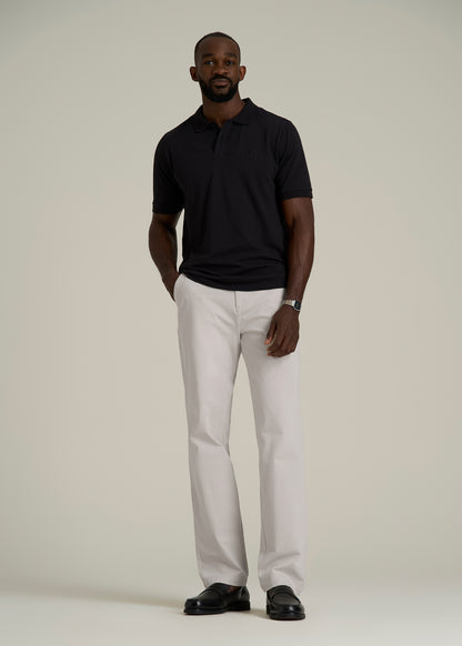 4 Way Stretch Commuter RELAXED Chino Pants for Tall Men in Drywall Tan