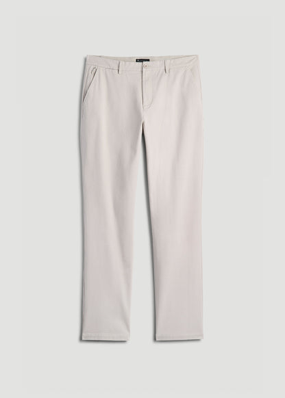 4 Way Stretch Commuter RELAXED Chino Pants for Tall Men in Drywall Tan