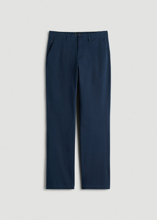 4 Way Stretch Commuter RELAXED Chino Pants for Tall Men in Navy Blue