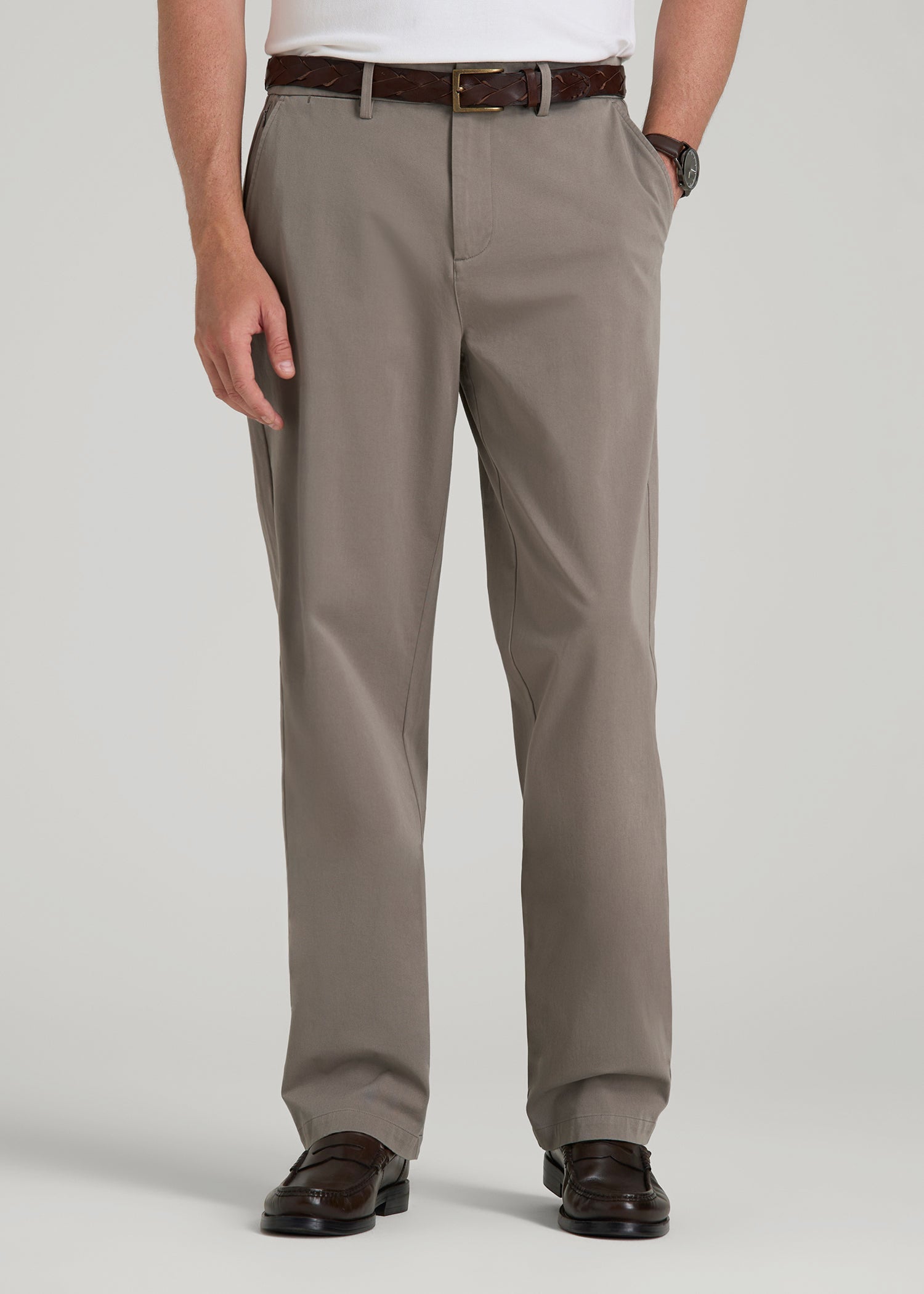 4 Way Stretch Commuter Relaxed Chino Pants for Tall Men | American
