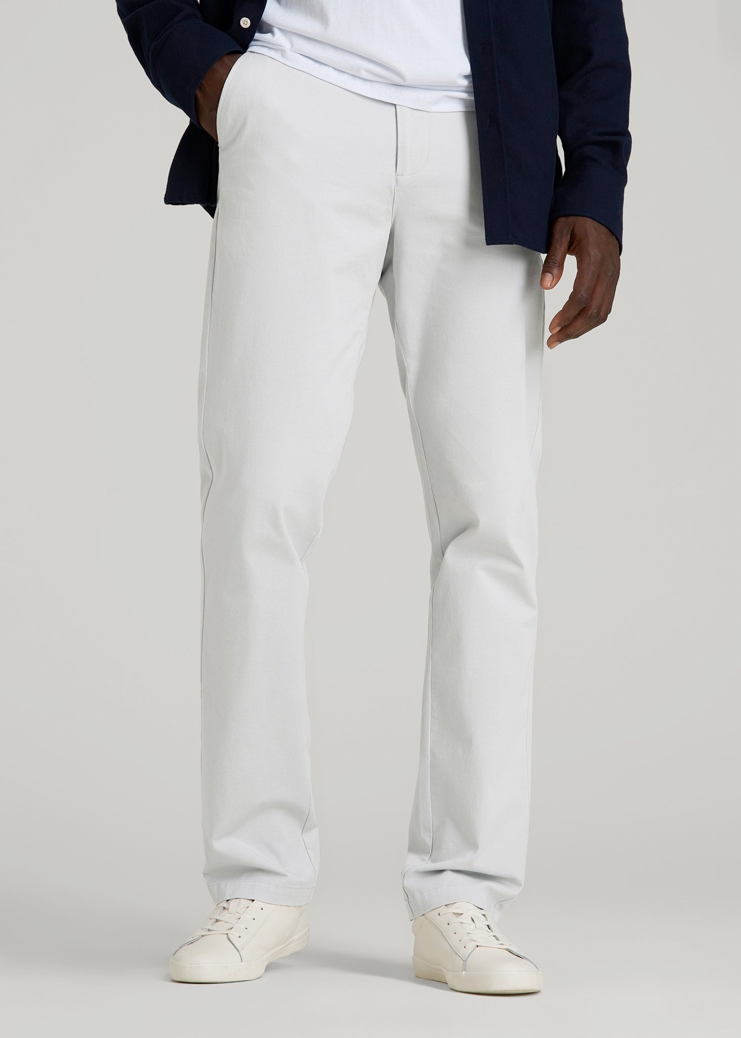4 Way Stretch Commuter Tapered Chino Pants for Tall Men | American
