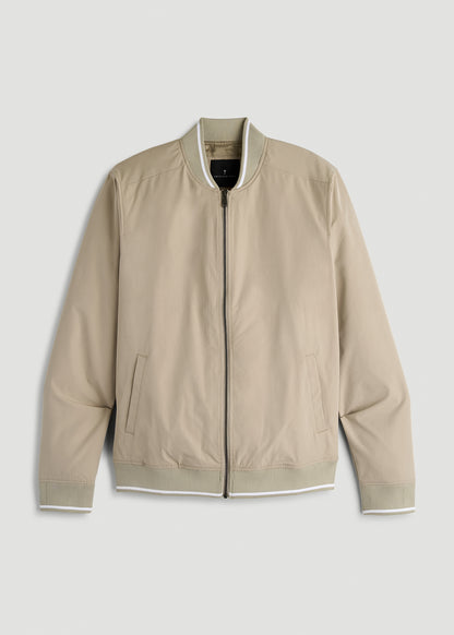 A.T. Bomber Jacket for Tall Men in Desert Khaki
