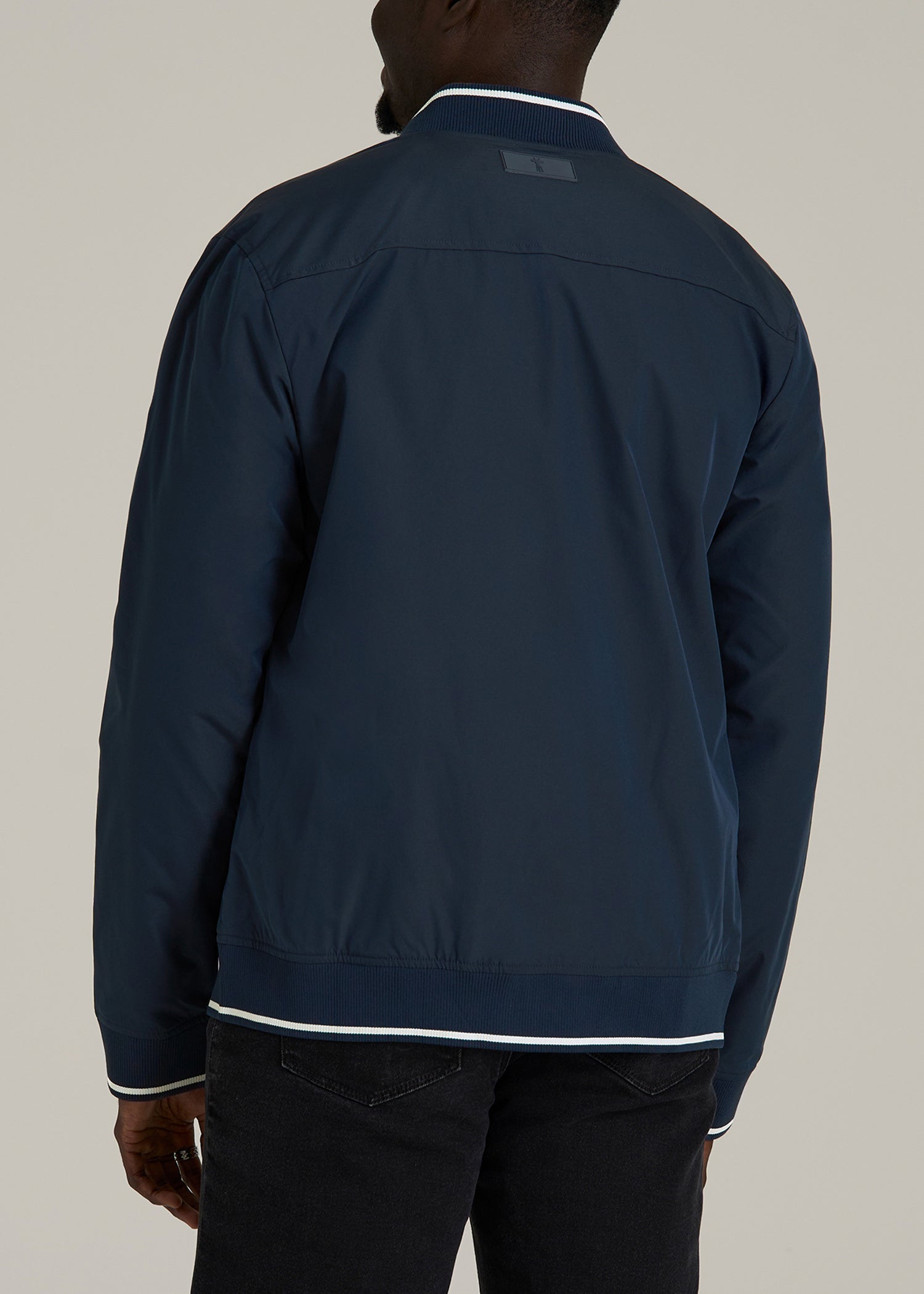 A.T. Bomber Jacket for Tall Men in Navy