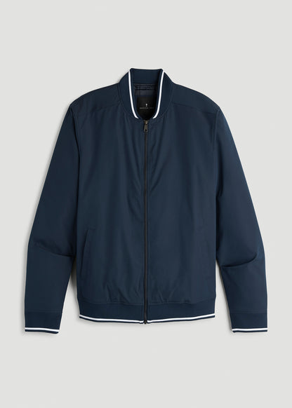 A.T. Bomber Jacket for Tall Men in Navy
