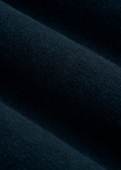 Nelson Flannel Shirt for Tall Men in Blue Chevron