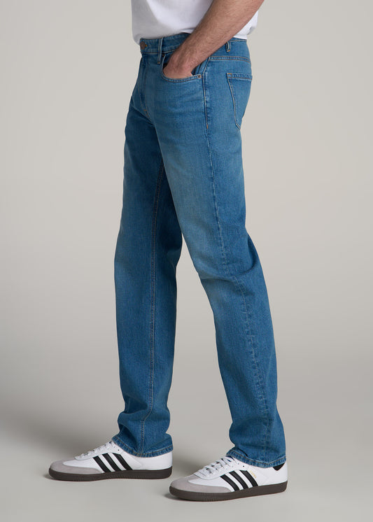 Americana Collection J1 Straight Fit Jeans For Tall Men in Sail Blue