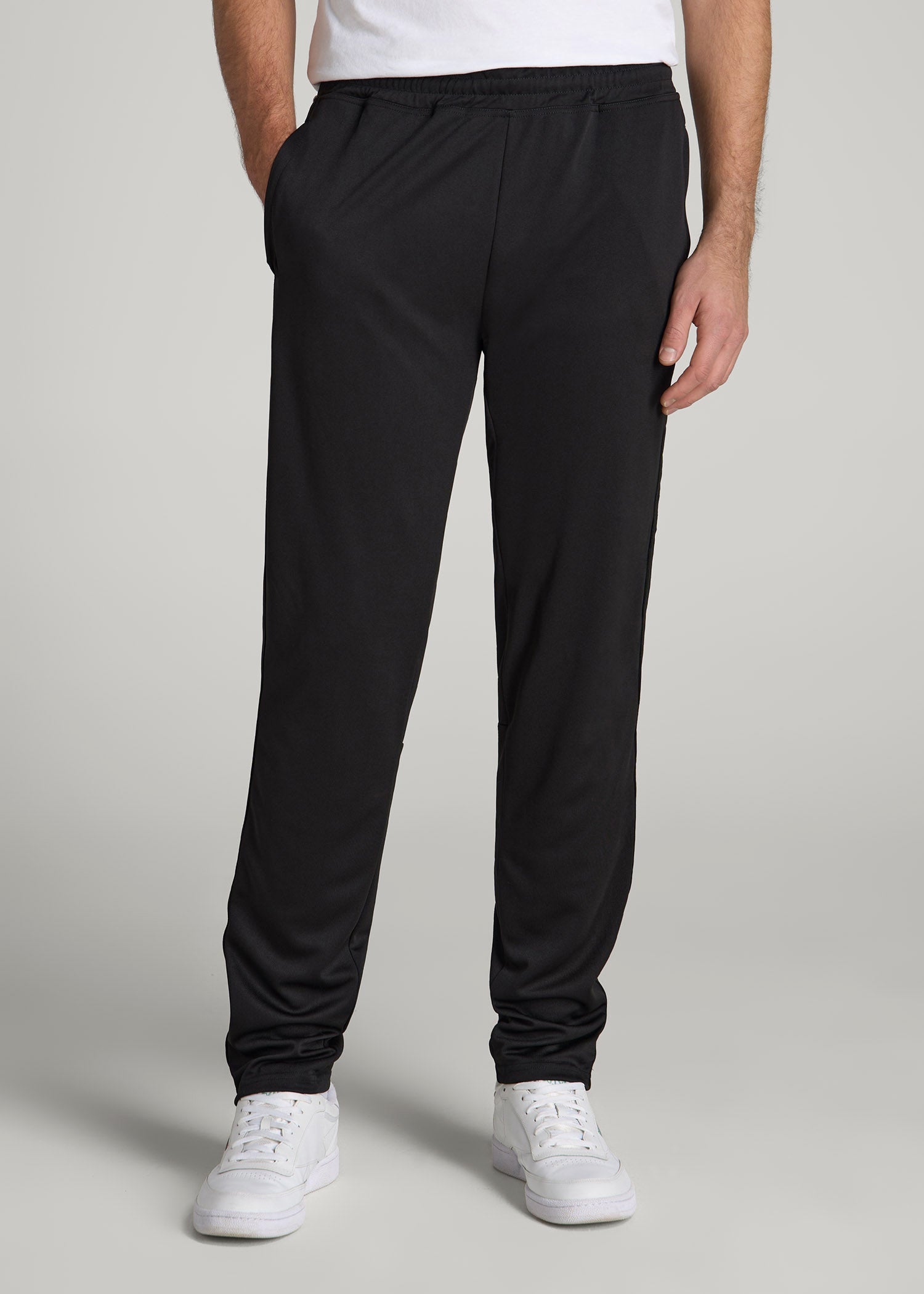 Athletic Stripe Pants for Tall Men in Black L / Extra Tall / Black Athletic Stripe Pants for Tall Men in Black L / Extra Tall / Black