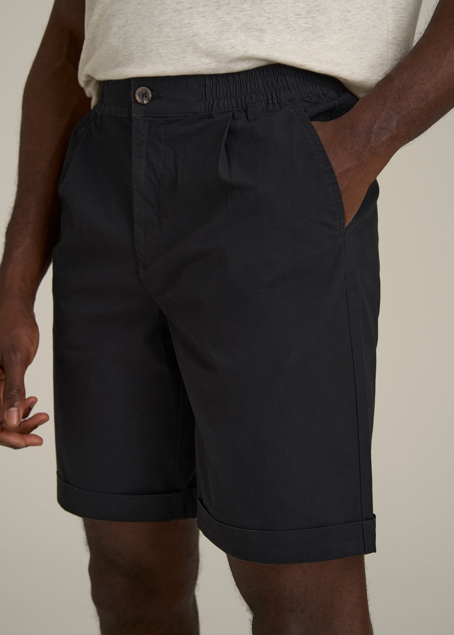 Bermuda Shorts for Tall Men in Black