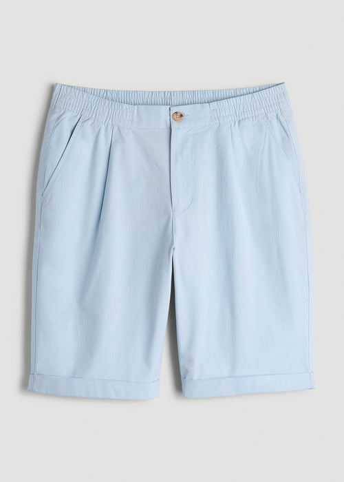 Bermuda Shorts for Tall Men in Ice Blue