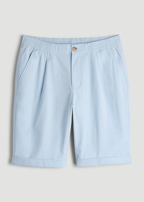 Bermuda Shorts for Tall Men in Ice Blue