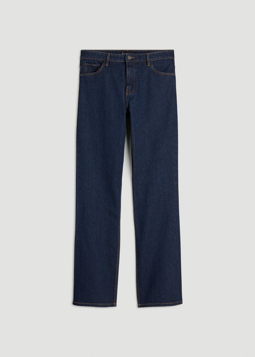 Bootcut Jeans for Tall Men in Deep Indigo Wash