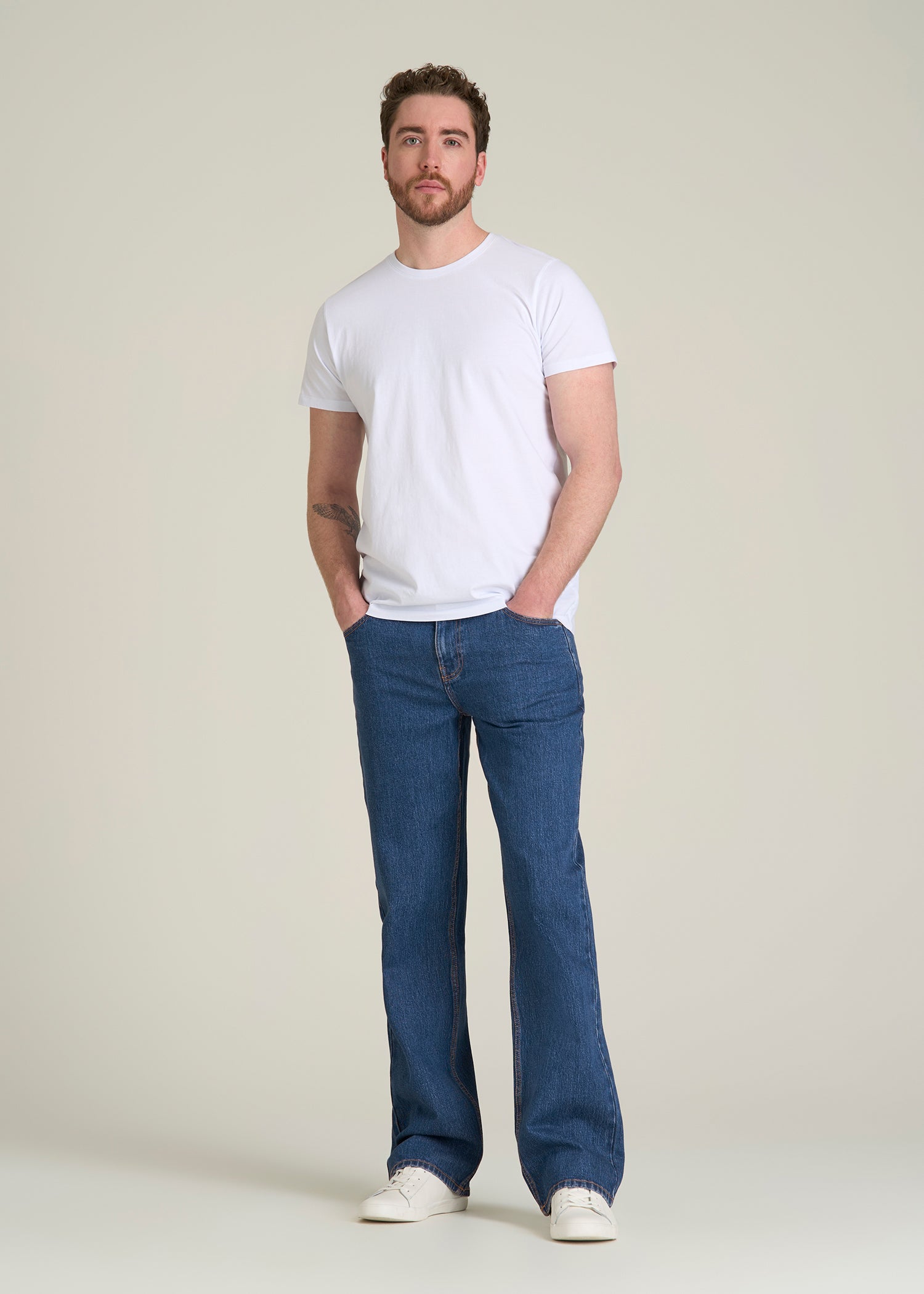 Bootcut Jeans for Tall Men in New Colorado Blue