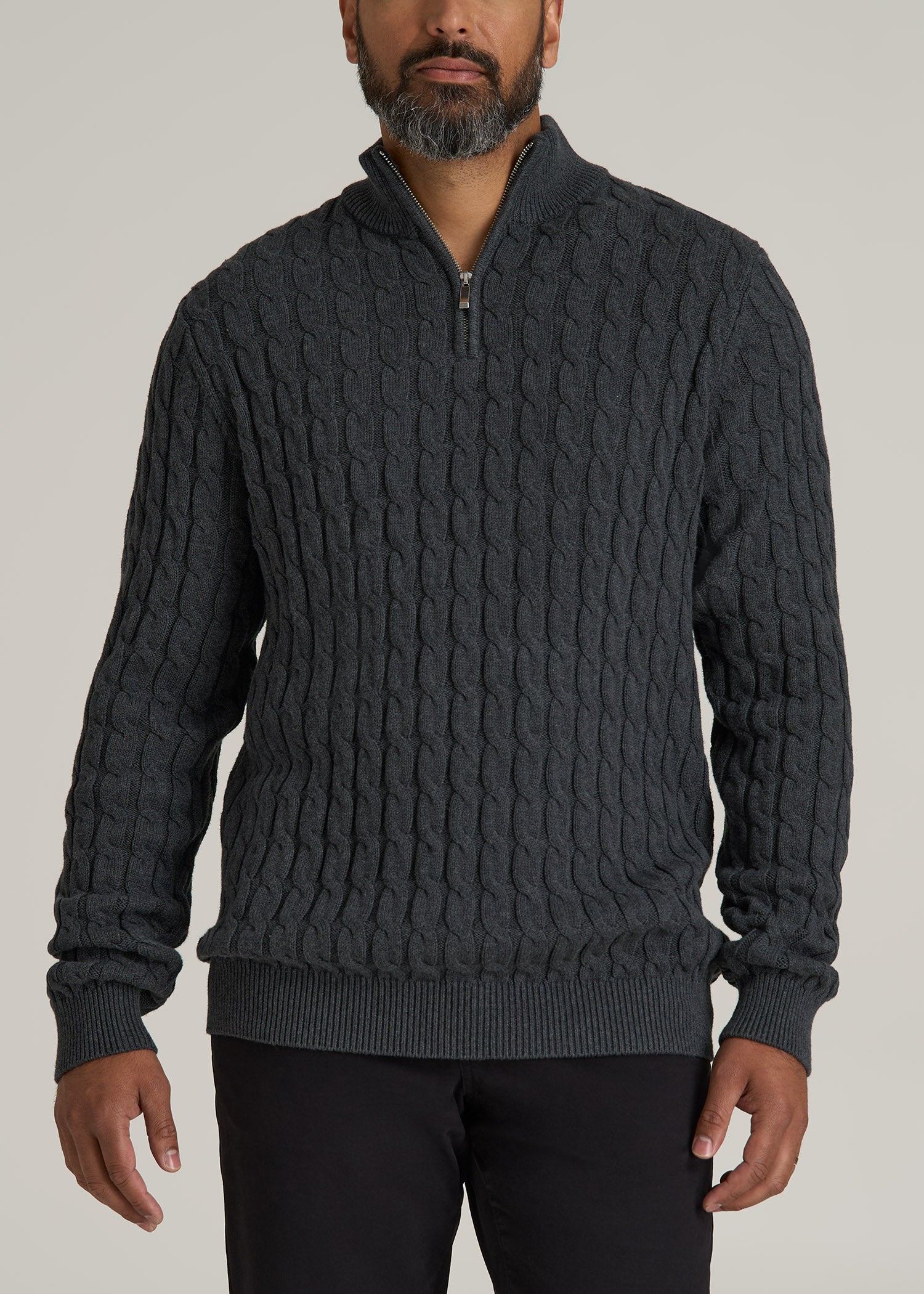 Gray sweater for men best sale