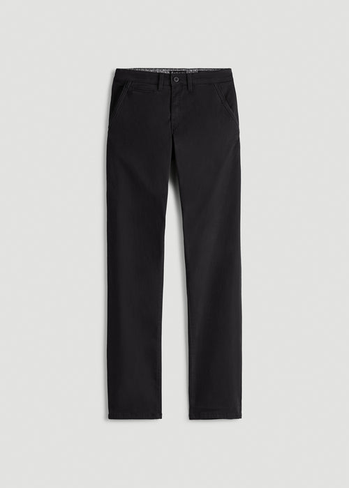 Carman TAPERED Chinos for Tall Men in Black