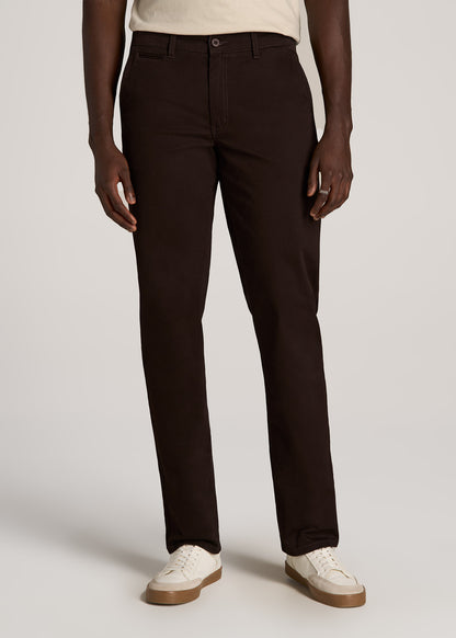 Carman TAPERED Chinos for Tall Men in Chocolate
