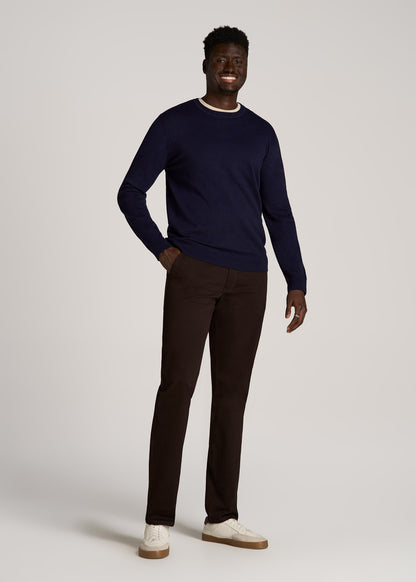 Carman TAPERED Chinos for Tall Men in Chocolate