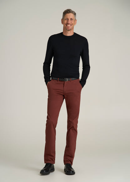 Carman TAPERED Chinos for Tall Men in Intense Rust