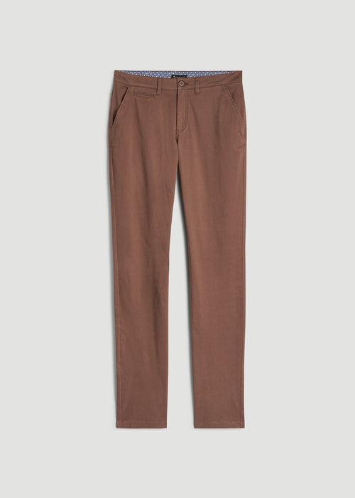Carman TAPERED Chinos for Tall Men in Otter Brown