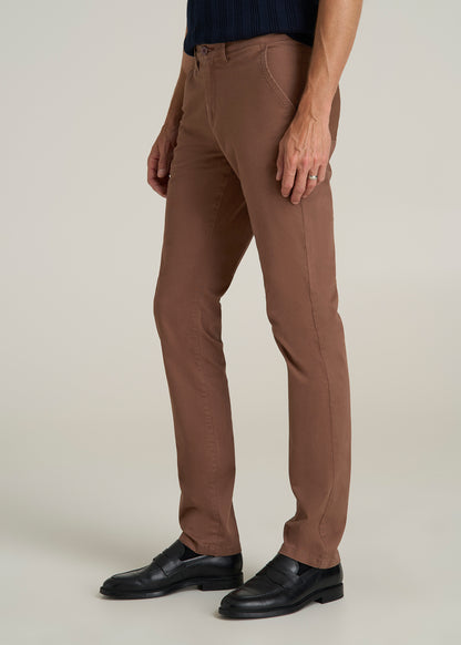 Carman TAPERED Chinos for Tall Men in Otter Brown