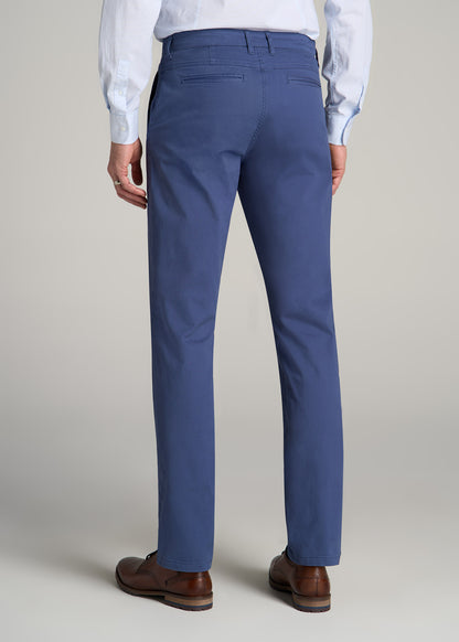 Carman TAPERED Chinos for Tall Men in Steel Blue