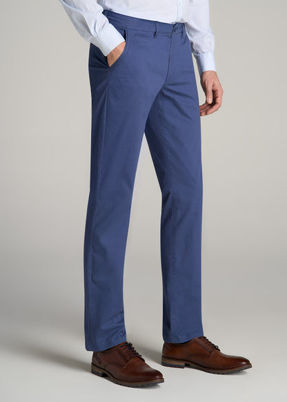 Carman TAPERED Chinos for Tall Men in Steel Blue