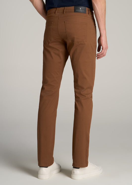 Carman TAPERED Fit Five Pocket Pants for Tall Men in Nutshell