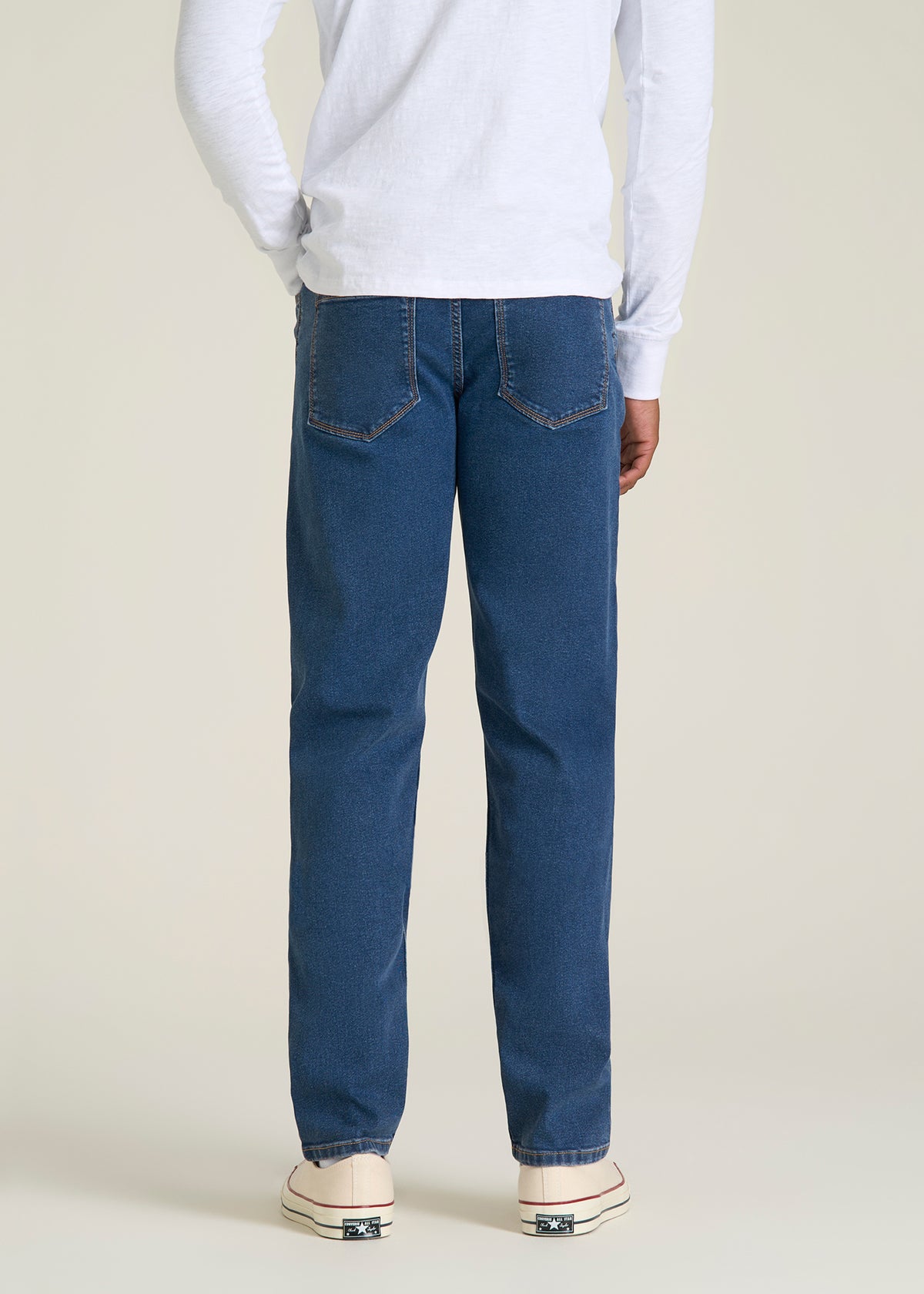 Carman TAPERED Jeans for Tall Men in New Colorado Blue