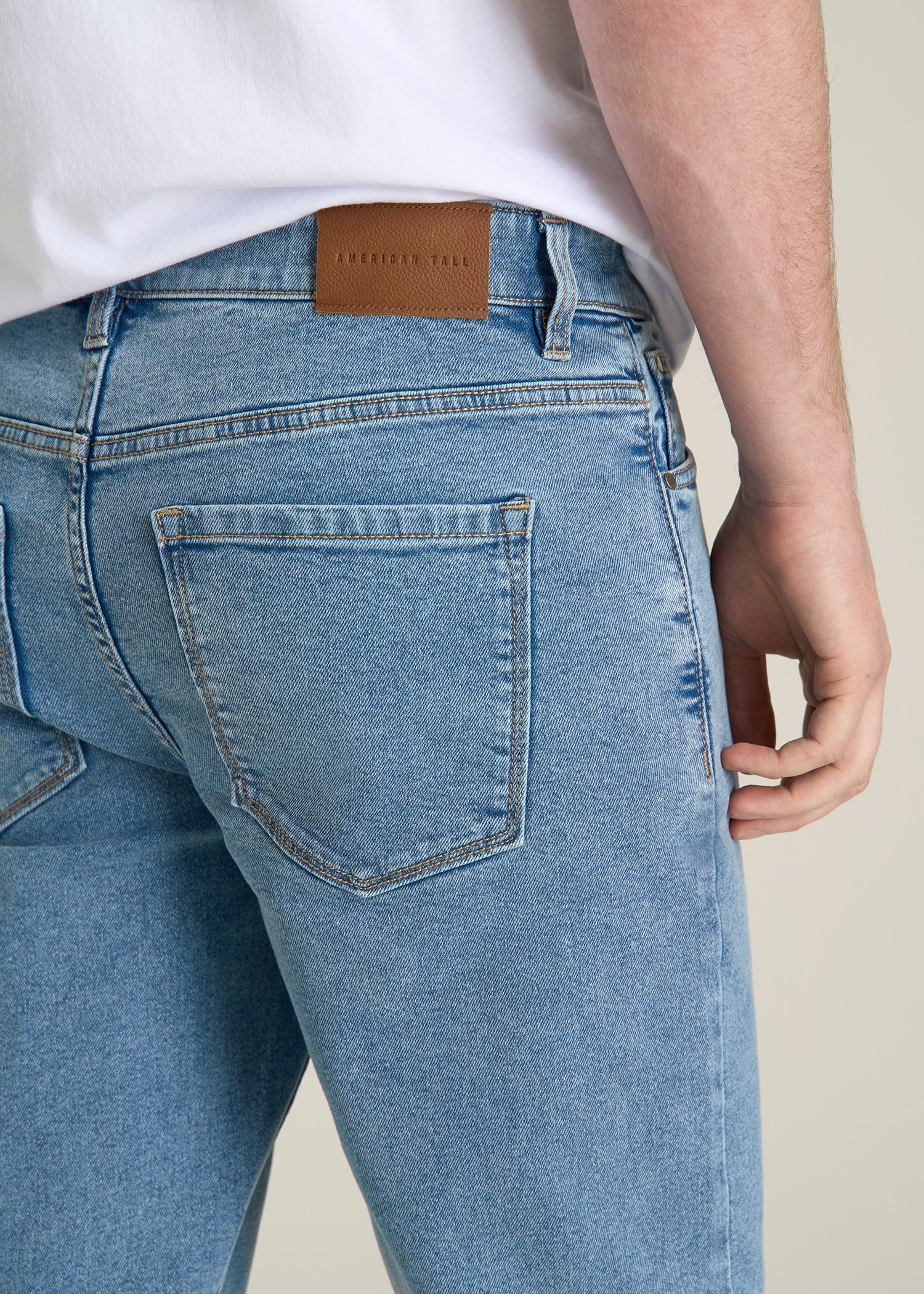 Carman TAPERED Jeans for Tall Men in Perfect Blue