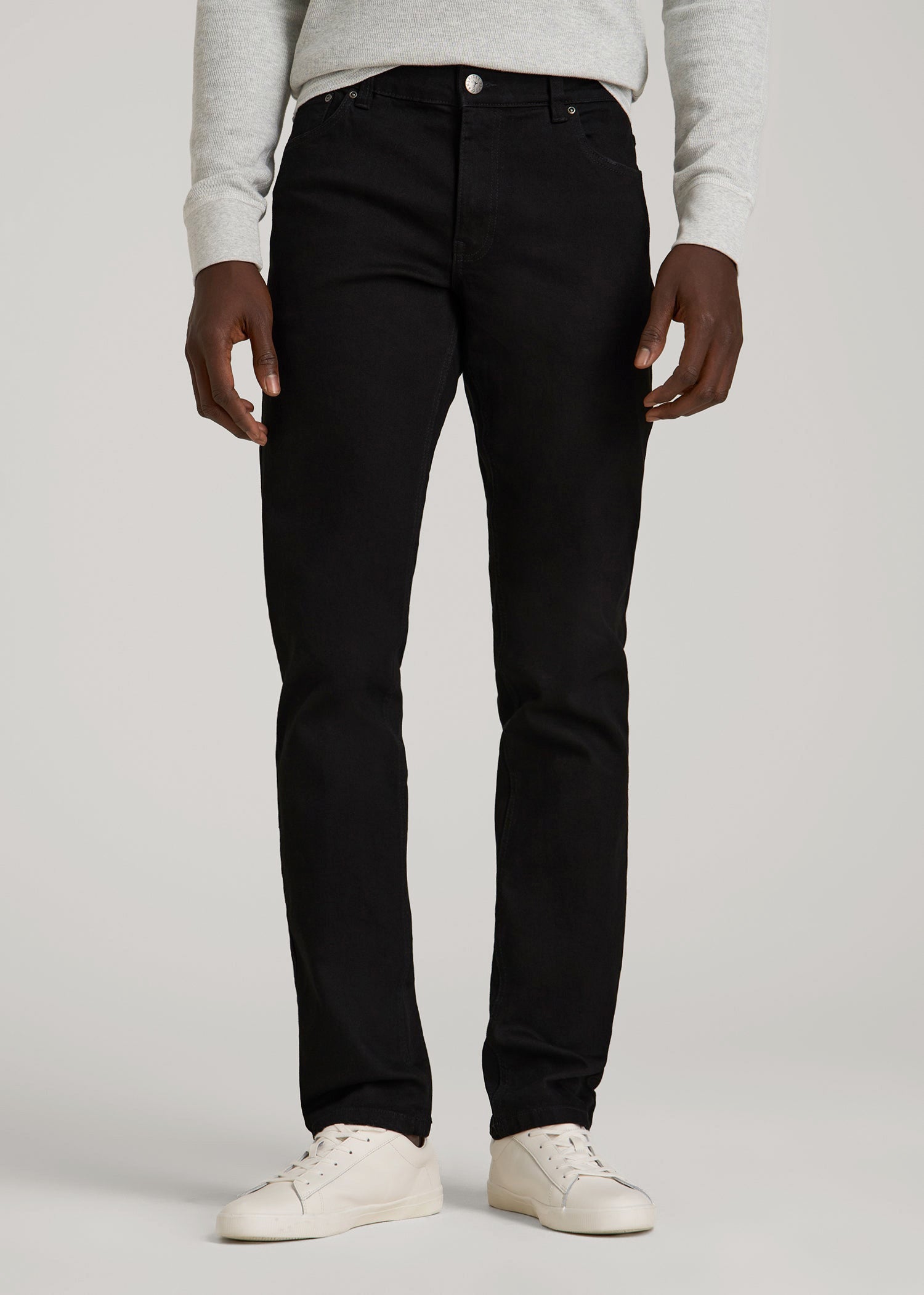 Black Jeans For Guys CLAYTON SLIM STRAIGHT DARK BLACK – Rails