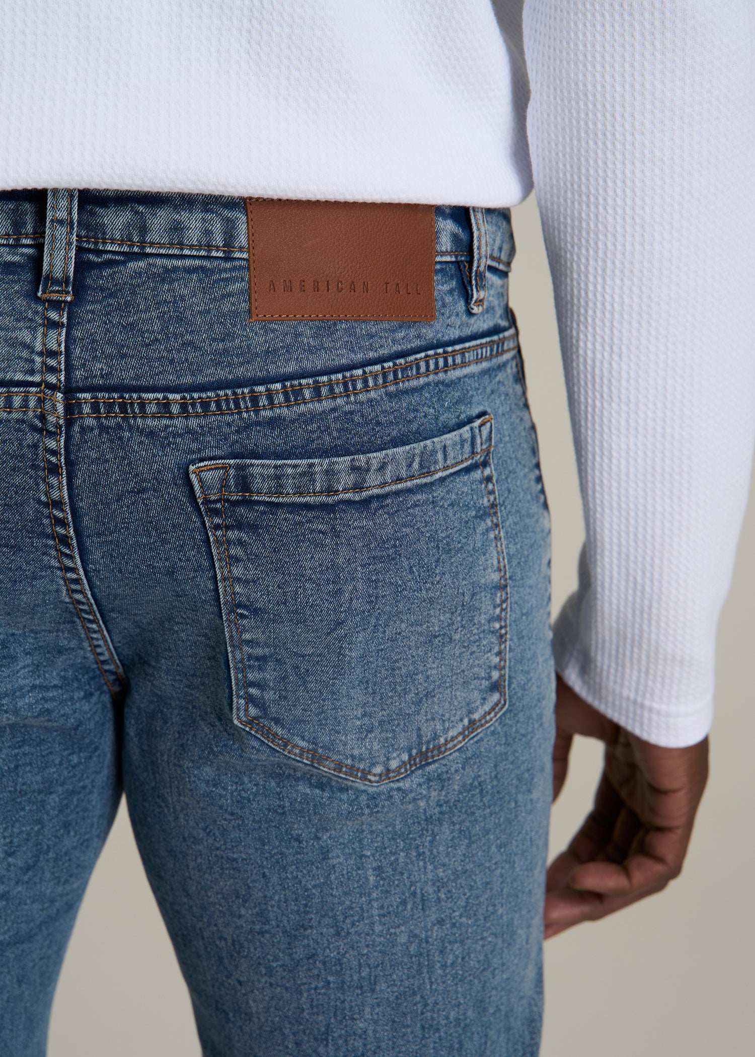 Carman TAPERED Jeans for Tall Men in Vintage Faded Blue