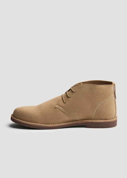 Tall Men's Chukka Boots in Cappuccino