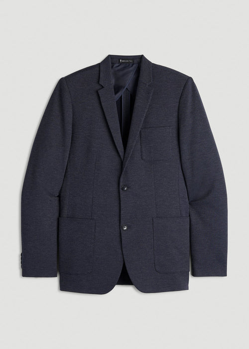 Core Blazer for Tall Men in Navy Diagonal