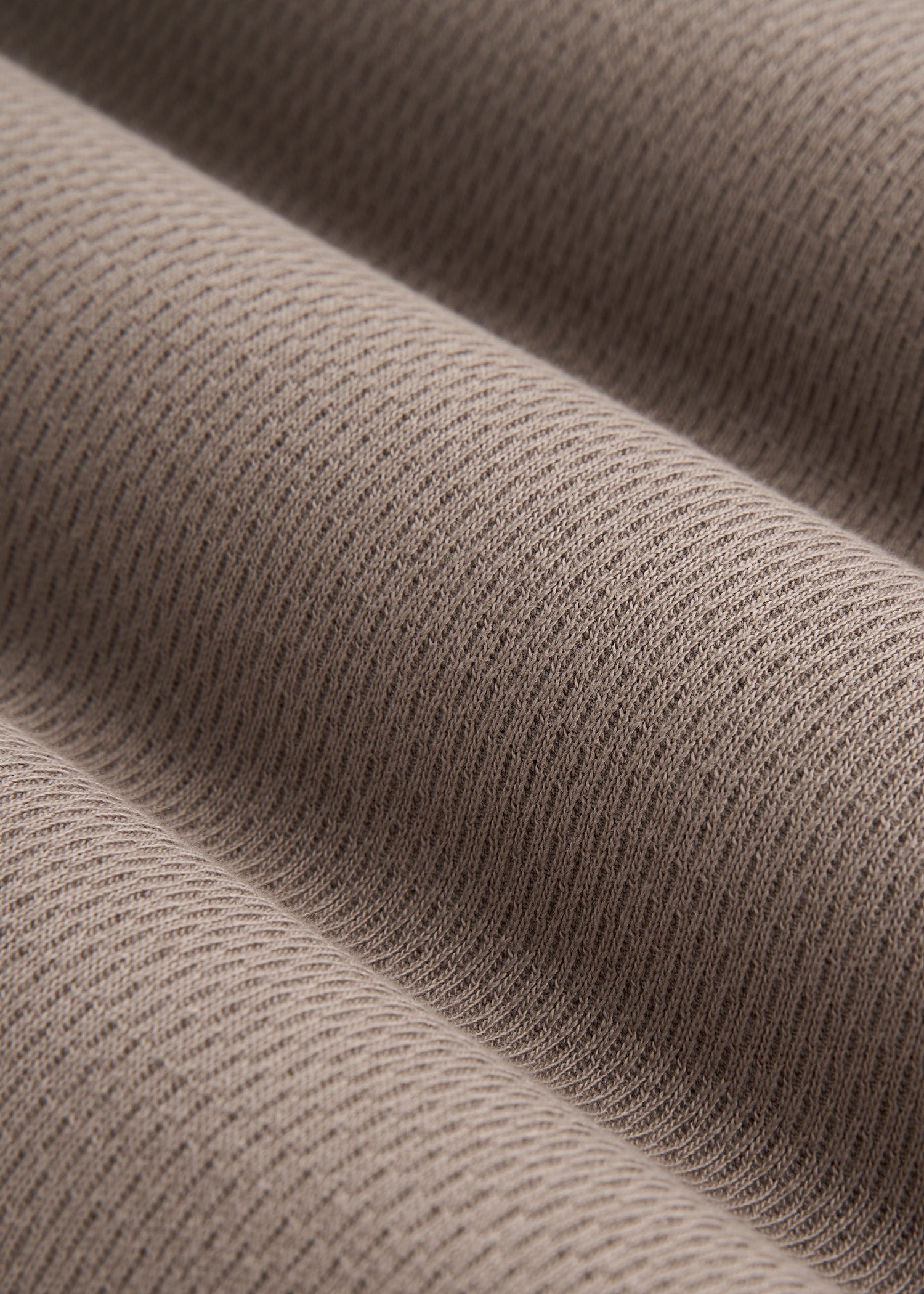 Double Honeycomb Thermal Long-Sleeve Henley Shirt for Tall Men in Dark Sand