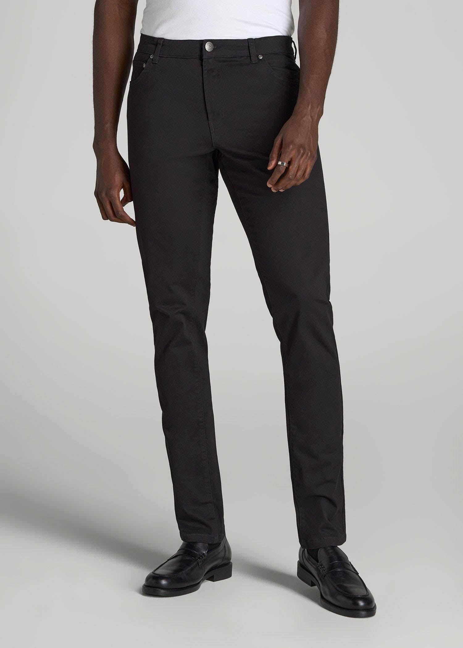 josemoon SLIM FRALE PANTS ブラック 36サイズ Men's Five Pocket Pants: Tall Dylan Slim Fit Black Pants