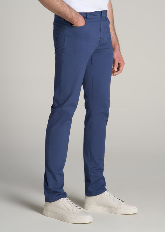 Dylan SLIM FIT Five-Pocket Pants For Tall Men in Steel Blue
