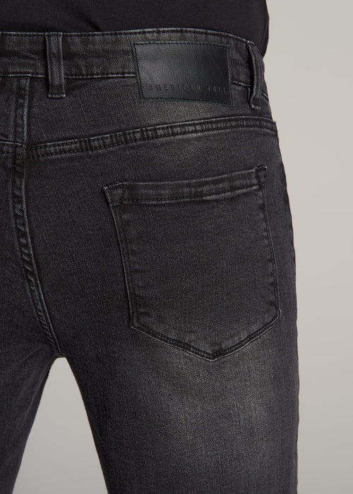 Dylan Slim Fit Jeans for Tall Men in Dark Smoke