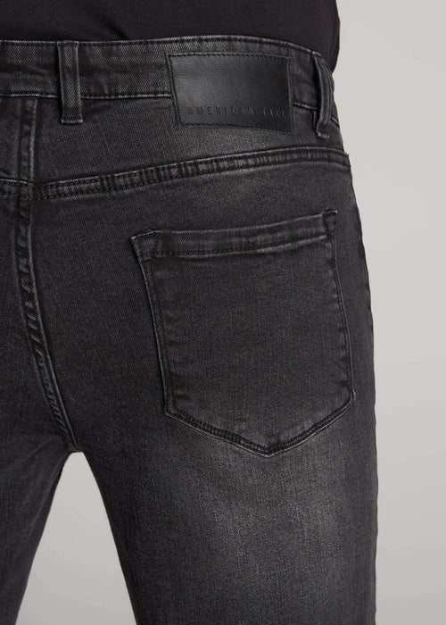 Dylan Slim Fit Jeans for Tall Men in Dark Smoke