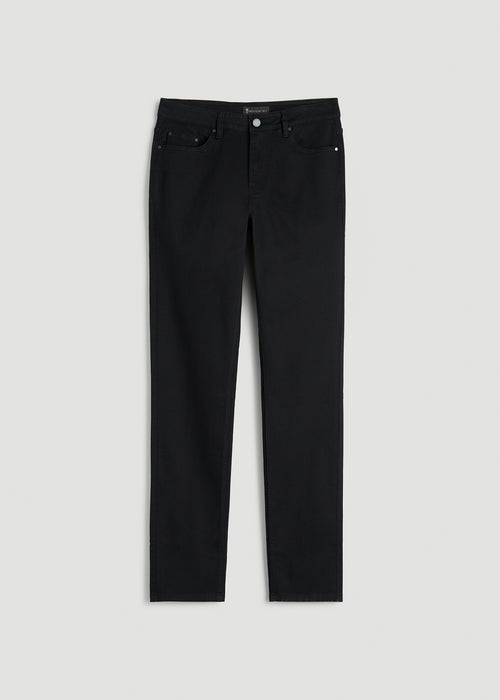 Dylan Slim Fit Jeans for Tall Men in Optimum Black