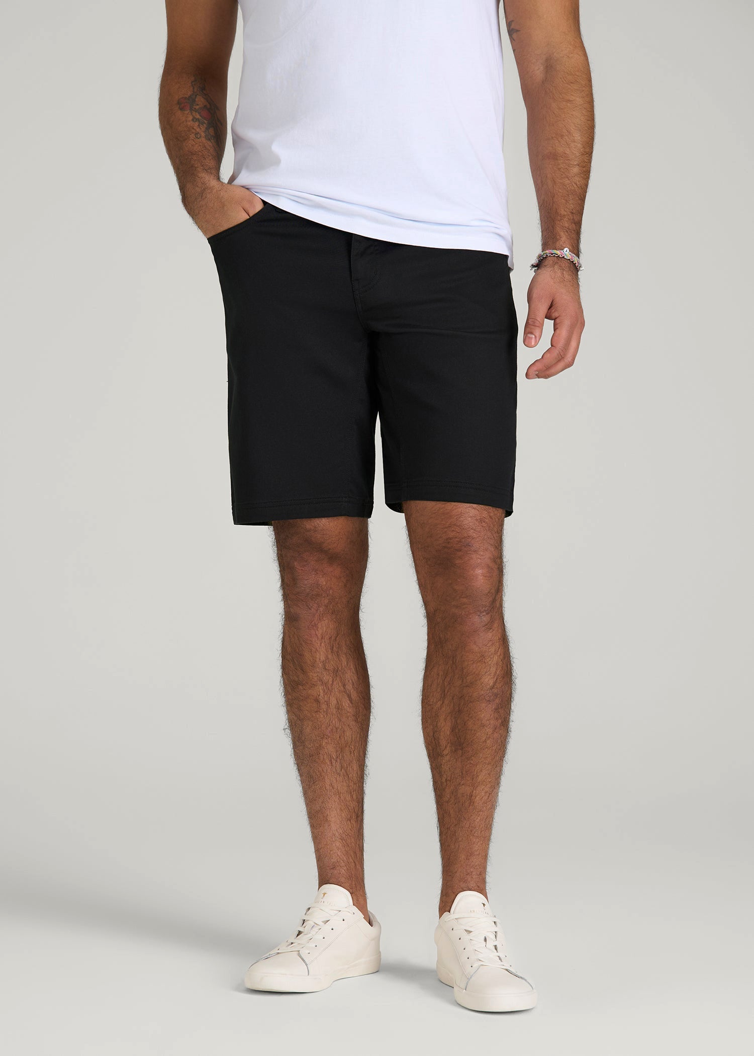 Everyday Comfort 5 Pocket Short for Tall Men in Black 38 / Tall / Black