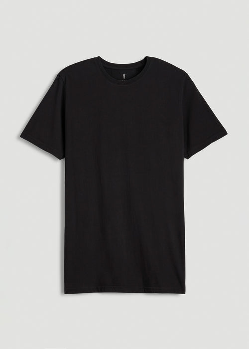 The Everyday Regular Fit Crewneck T-Shirt for Tall Men in Black