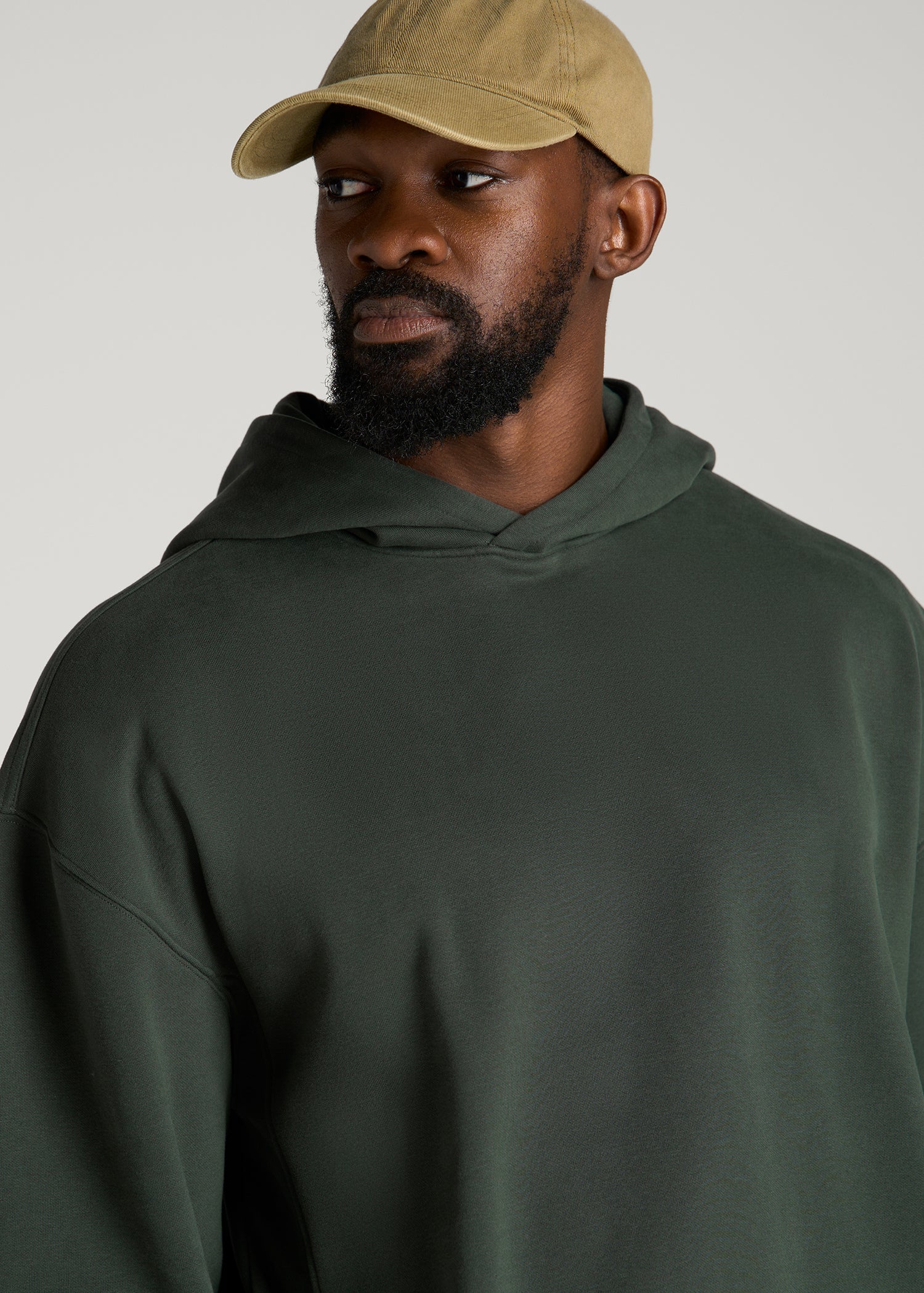 Everyday Fleece Popover Hoodie for Tall Men in Boreal Forest