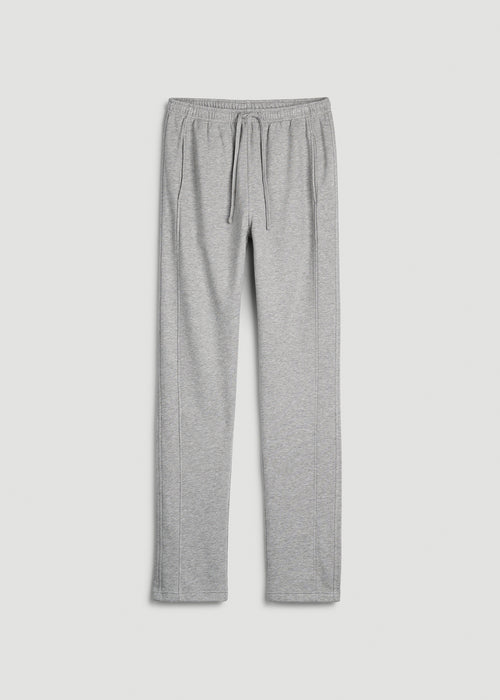 Everyday Fleece Straight Leg Sweatpants for Tall Men in Grey Mix