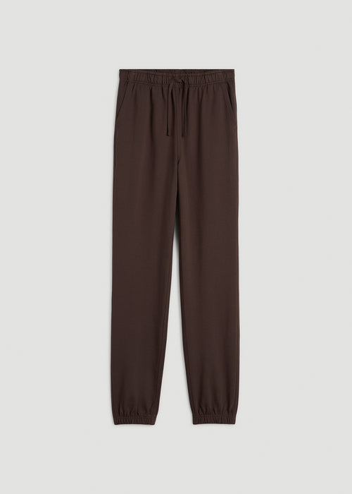 Everyday French Terry Cinched Bottom Sweatpants for Tall Men in Espresso