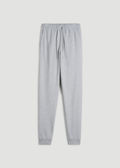 Everyday French Terry Jogger for Tall Men in Grey Mix