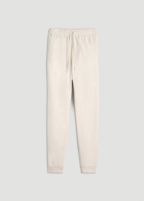 Everyday French Terry Jogger for Tall Men in Heathered Oatmeal
