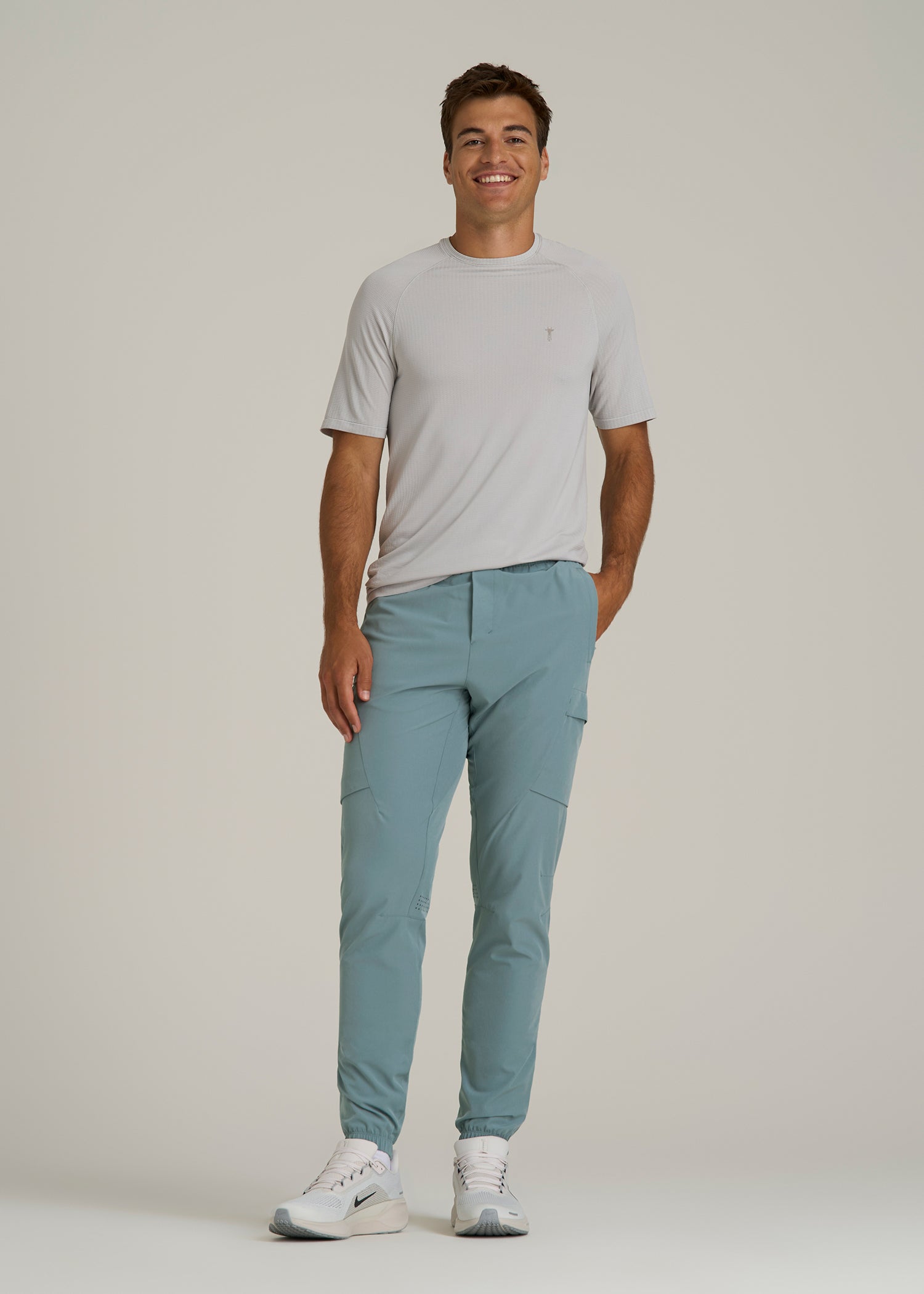Featherweight Cargo Training Jogger for Tall Men in Trooper