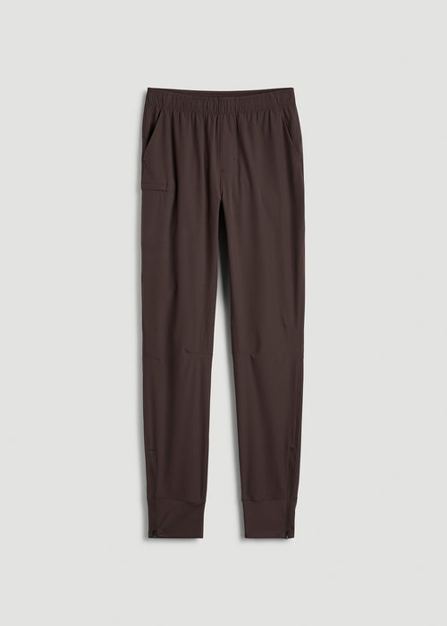 Featherweight Perforated Training Jogger for Tall Men in Espresso