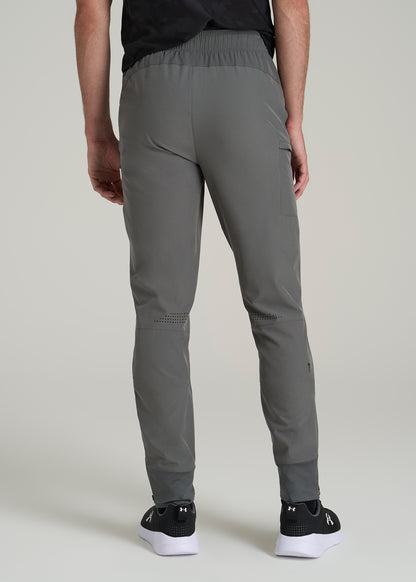 Featherweight Perforated Training Joggers for Tall Men in Graffiti
